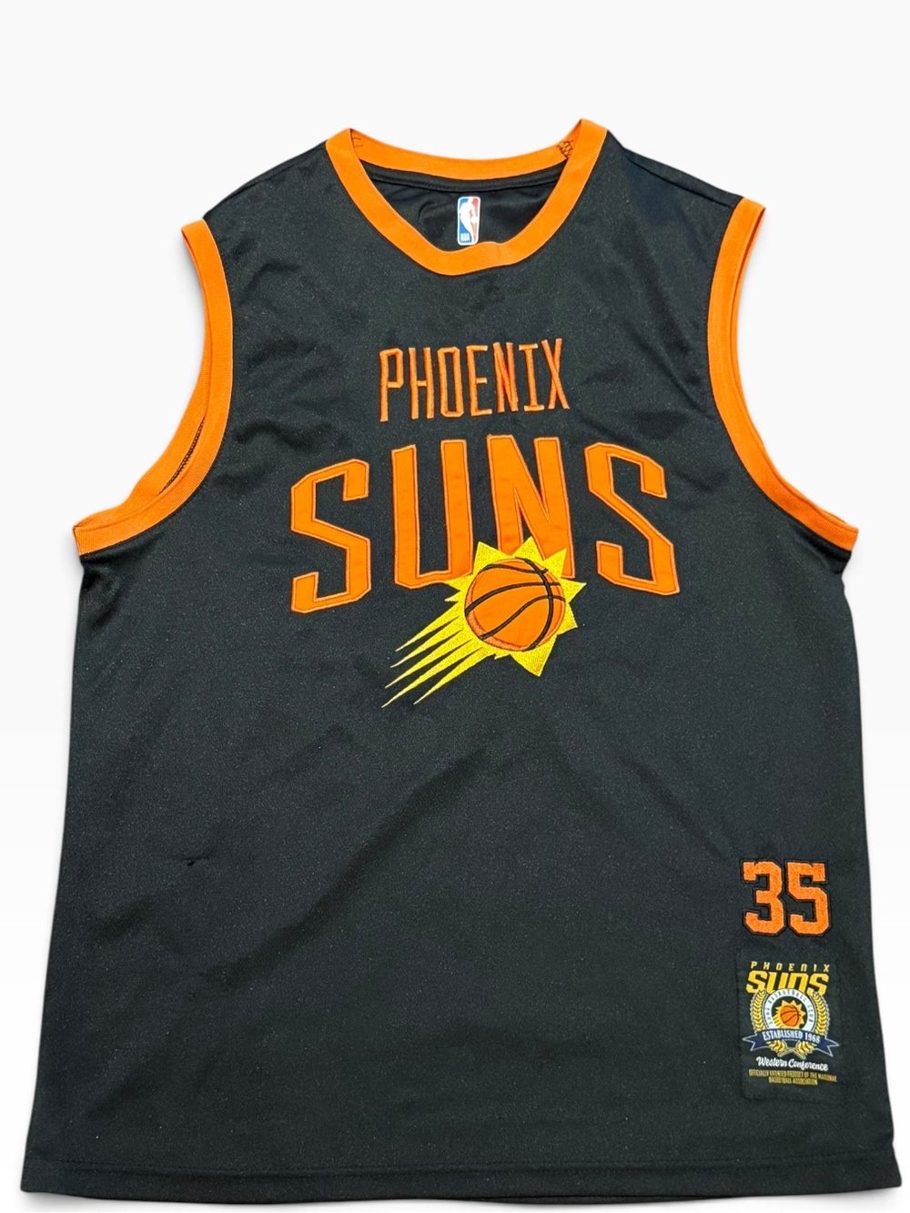 NBA Phoenix Suns Black Jersey with Kevin Durant #35